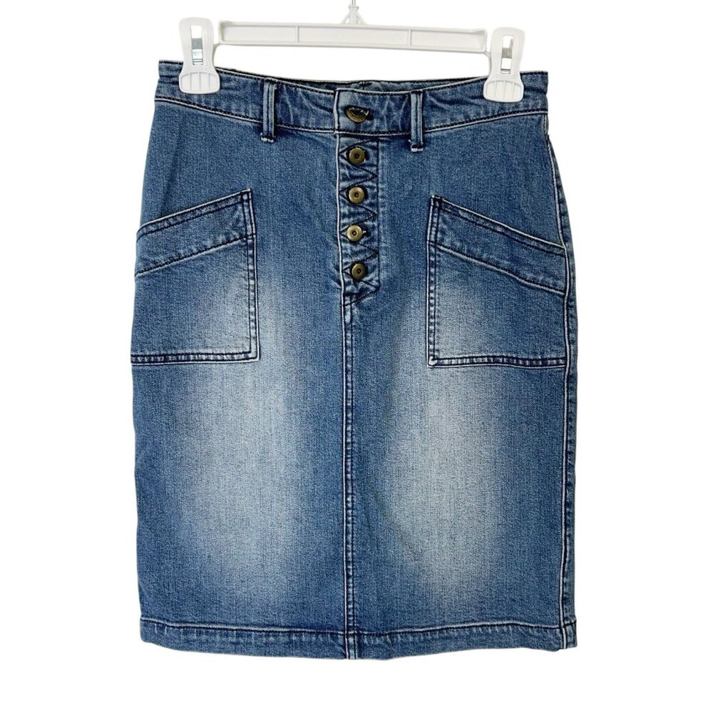 Anthropologie Pilcro‎ Denim Jean Skirt Women’s Size 2